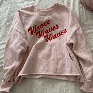 Billabong cropped crewneck